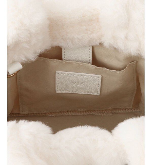 VIS「【2WAY】ファーリボントートバッグ」|トートバッグ|