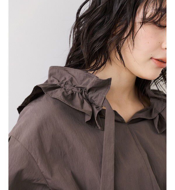 VIS「フリルネックブラウス」|シャツ・ブラウス|
