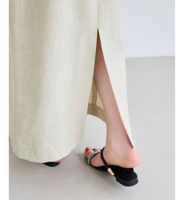 VIS「サマーツイードアイラインスカート/セットアップ対応」|スカート|