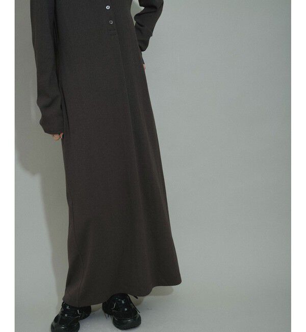 ADAM ET ROPE'「【WEB限定】・【新色追加】・【洗える】ポロシャツワンピース」|ワンピース|