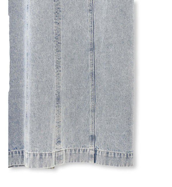 ADAM ET ROPE'「【WEB限定】ドロストネックデニムワンピース」|ワンピース|