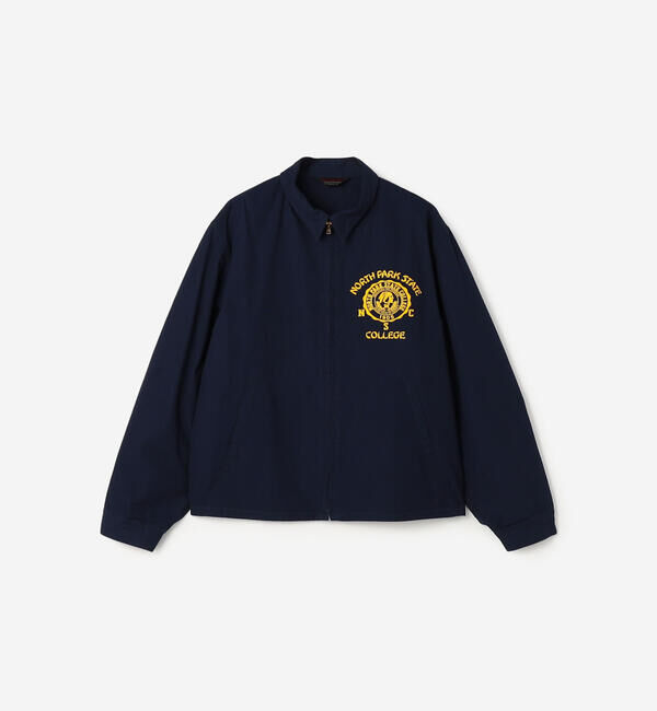  「WHITESVILLE | コットンポプリン スポーツジャケット MEN」|テーラードジャケット|NAVY