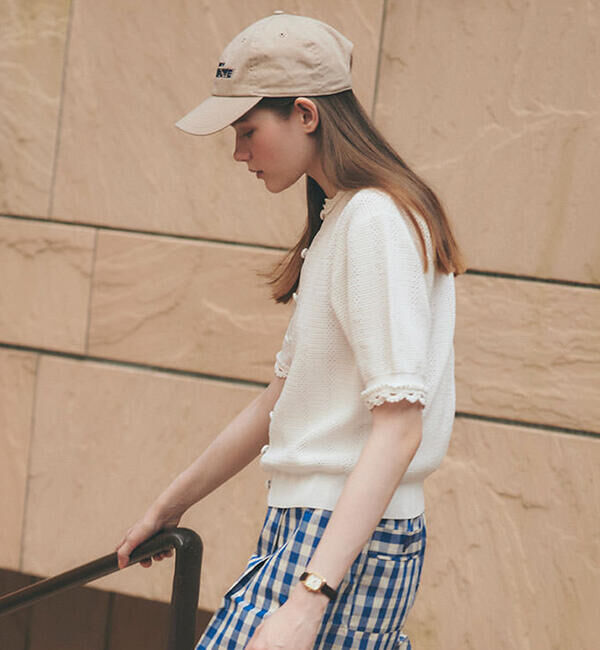  「THE SHINZONE | JAZZ GROOVE CAP WOMEN」|キャップ・キャスケット|BEIGE