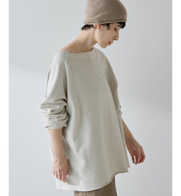  「オフショル裏毛プルオーバー」|Tシャツ・カットソー|