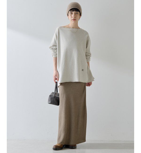  「オフショル裏毛プルオーバー」|Tシャツ・カットソー|