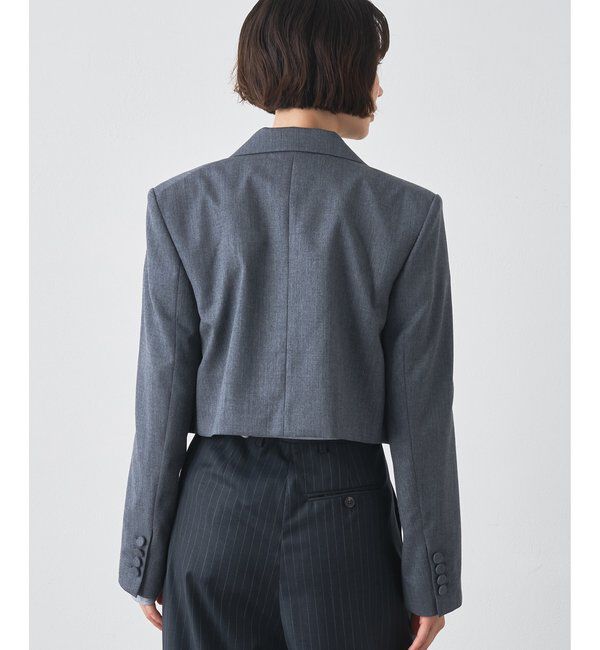  「ウールギャバテーラージャケット」|テーラードジャケット|