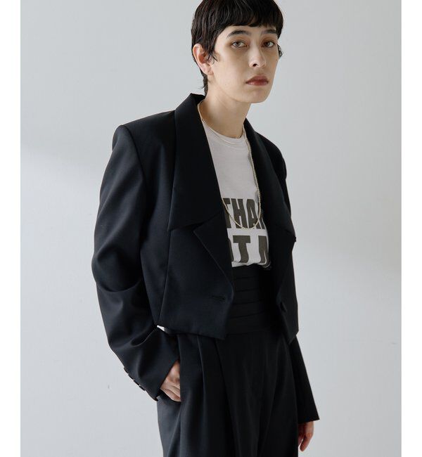  「ウールギャバテーラージャケット」|テーラードジャケット|