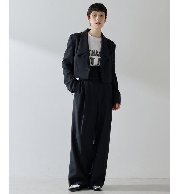  「ウールギャバテーラージャケット」|テーラードジャケット|