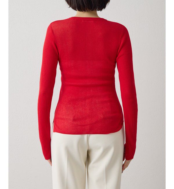  「シアーリブニットカーディガン」|ニット・セーター|