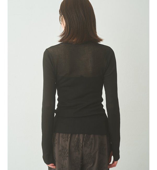  「シアーリブニットカーディガン」|ニット・セーター|