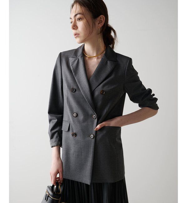 Drawing Numbers「【Drawing Numbers】ダブルプレーンジャケット」|テーラードジャケット|