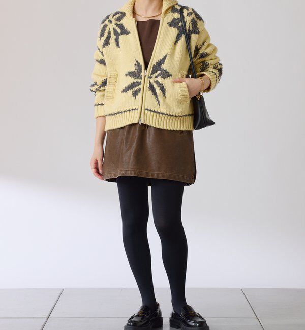  「ビッグモチーフカウチンカーディガン」|ニット・セーター|