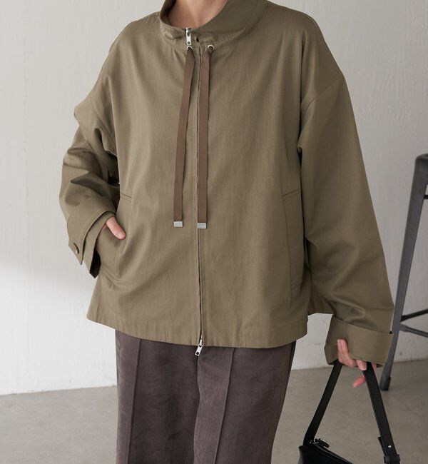  「スタンドカラーブルゾン」|ベスト・ジレ|