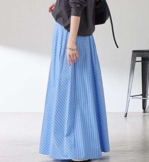  「パネルストライプスカート」|スカート|