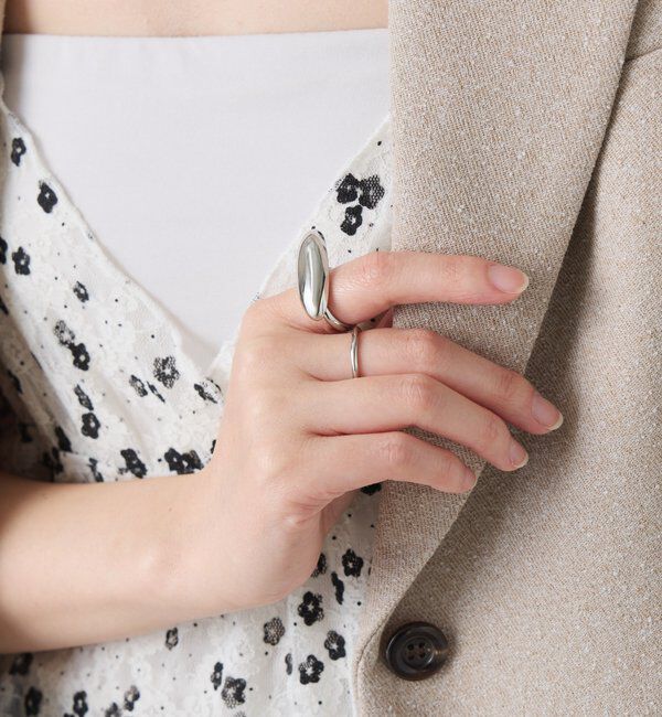  「【PAPILLONNER/パピヨネ】オーバルリング」|リング|