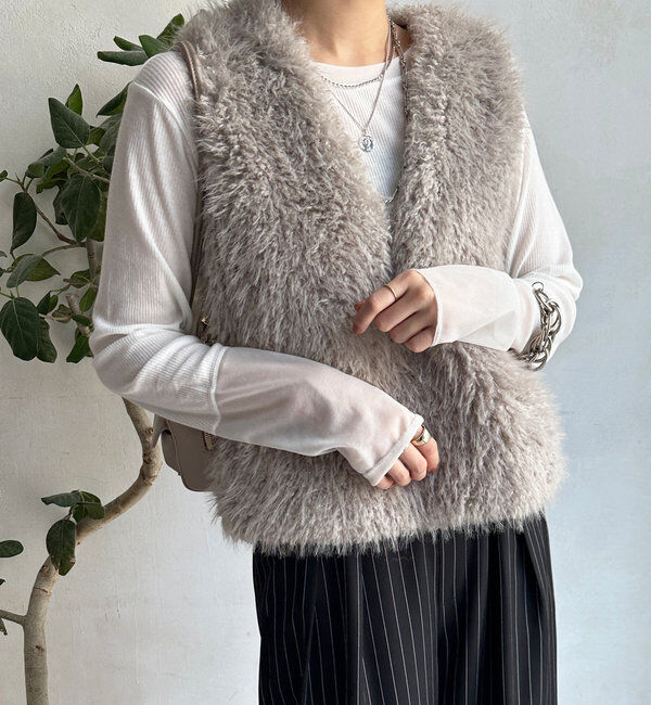  「【柔らかい着心地】袖シアーリブTEE」|Tシャツ・カットソー|