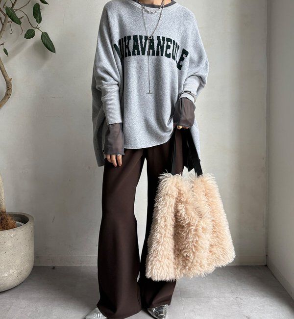  「【柔らかい着心地】袖シアーリブTEE」|Tシャツ・カットソー|