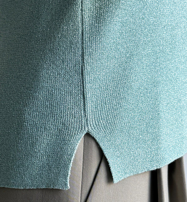  「前後2WAYラメニットタンク」|ニット・セーター|