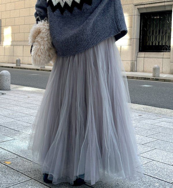  「ダブルチュールスカート」|スカート|