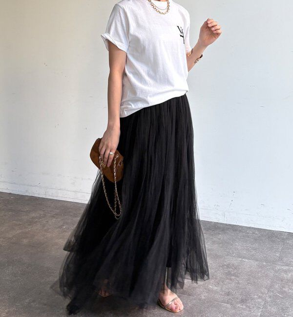  「ダブルチュールスカート」|スカート|