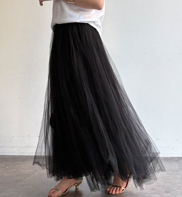  「ダブルチュールスカート」|スカート|