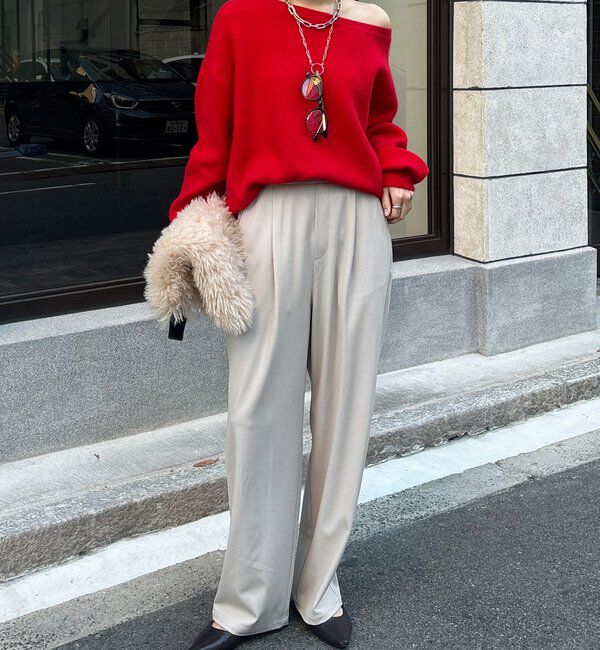  「裏起毛4WAYストレッチパンツ」|チノ|