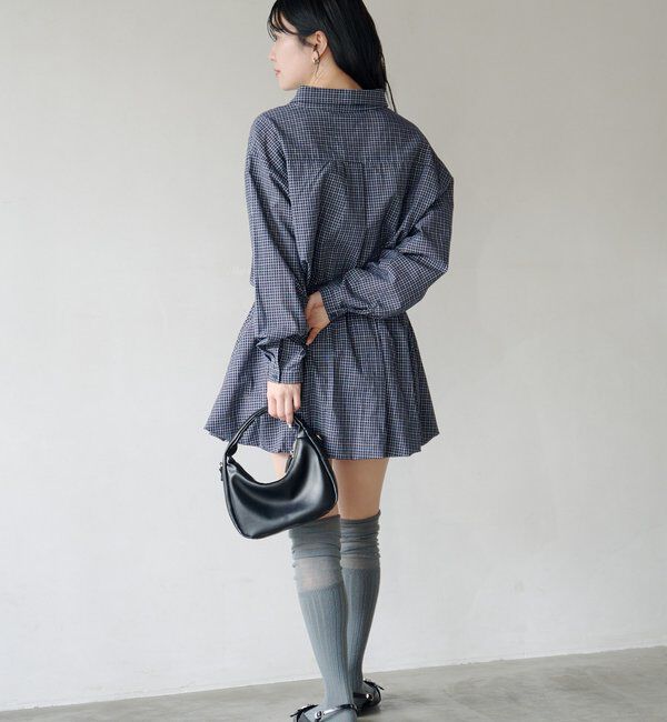  「バルーンシャツワンピース」|ワンピース|