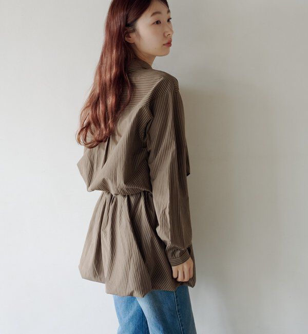  「バルーンシャツワンピース」|ワンピース|