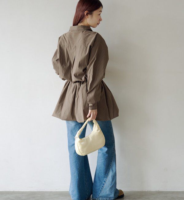  「バルーンシャツワンピース」|ワンピース|