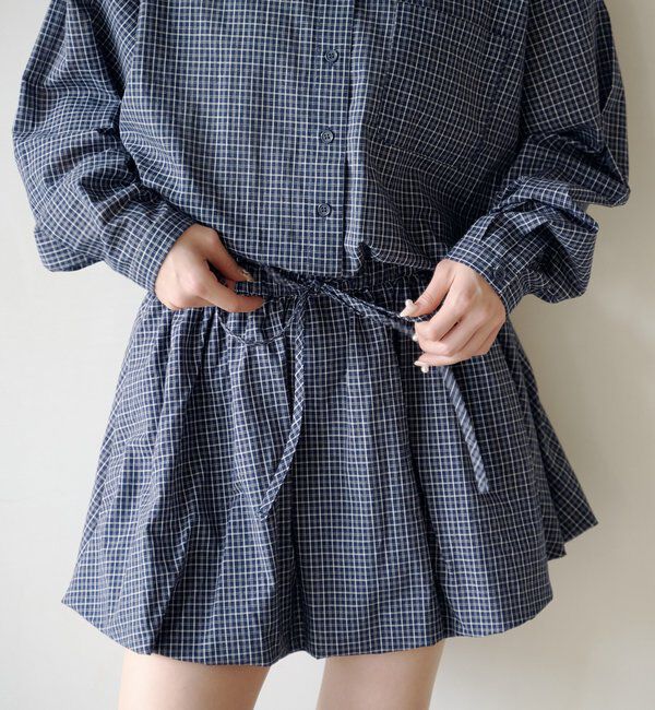  「バルーンシャツワンピース」|ワンピース|