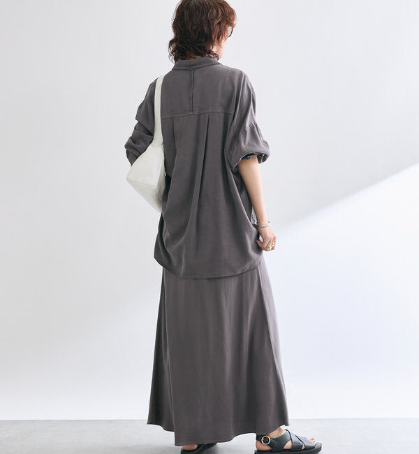  「【セットアップ可】ガーメントダイワイドシャツ」|シャツ・ブラウス|