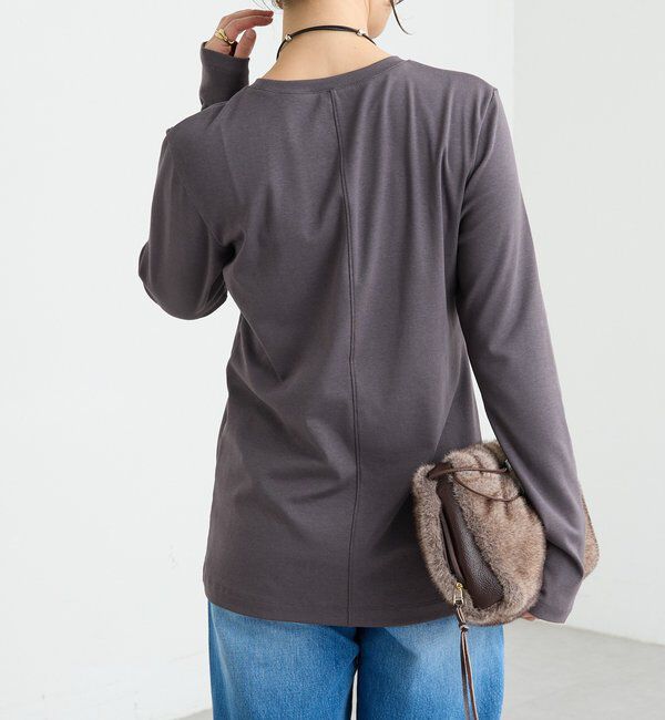  「MYSELFbyRD/PATCHING LONG TEE」|Tシャツ・カットソー|