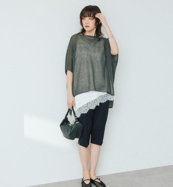  「予約【トレンド感抜群】イージーカプリパンツ」|チノ|