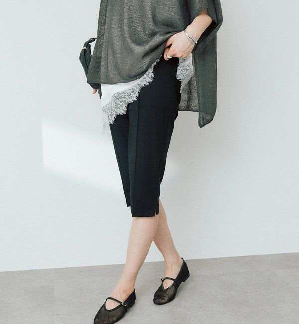  「予約【トレンド感抜群】イージーカプリパンツ」|チノ|