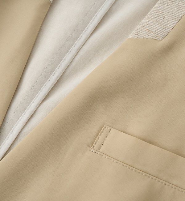  「【a Nice （ア ・ニース）】ノーカラージャケット」|テーラードジャケット|