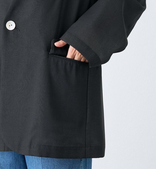  「【a Nice （ア ・ニース）】ノーカラージャケット」|テーラードジャケット|