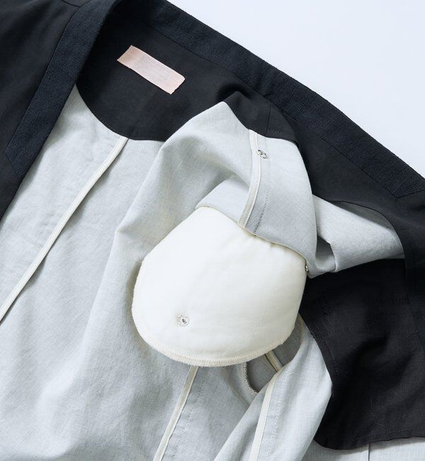  「【a Nice （ア ・ニース）】ノーカラージャケット」|テーラードジャケット|