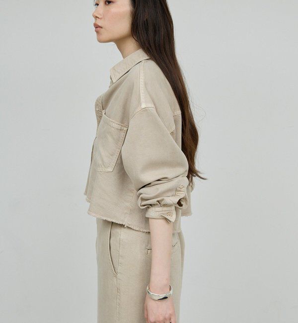  「【セットアップ対応】リヨセルショートシャツ」|シャツ・ブラウス|