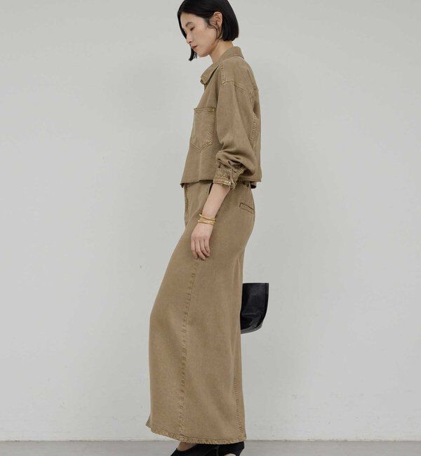  「【セットアップ対応】リヨセルショートシャツ」|シャツ・ブラウス|