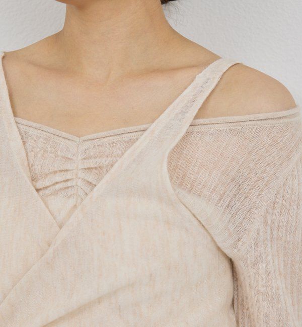  「【アンサンブル対応】カシュクールニット」|ニット・セーター|