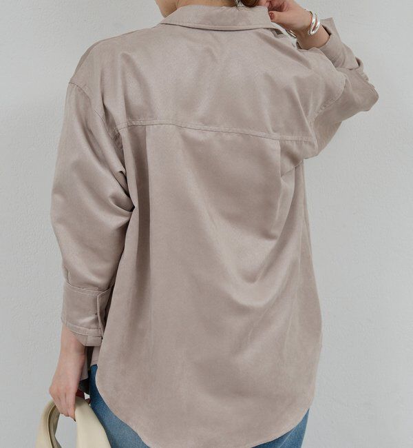  「フェイクスエードシャツ」|シャツ・ブラウス|