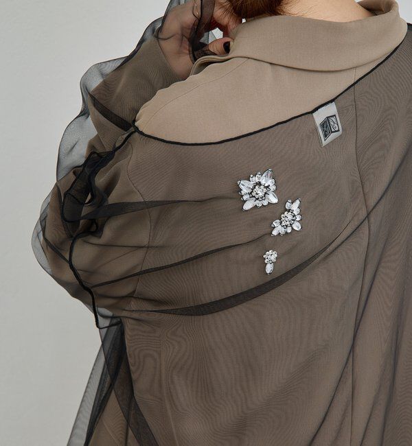  「【25th記念アイテム】ビジューチュールプルオーバー」|シャツ・ブラウス|