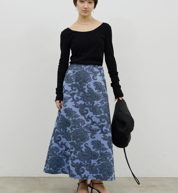  「【前後2WAY】ハイツイストリブロンTee」|Tシャツ・カットソー|