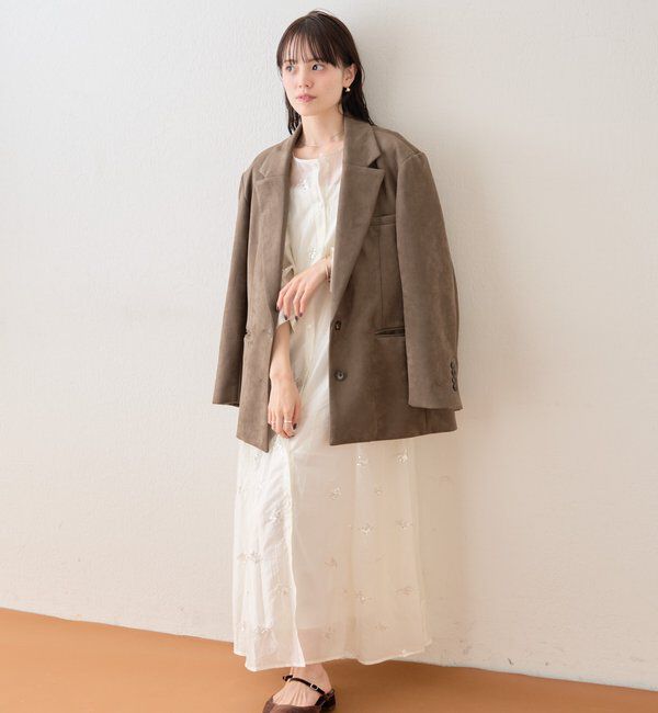  「ビジューワンピース」|ワンピース|アイボリー