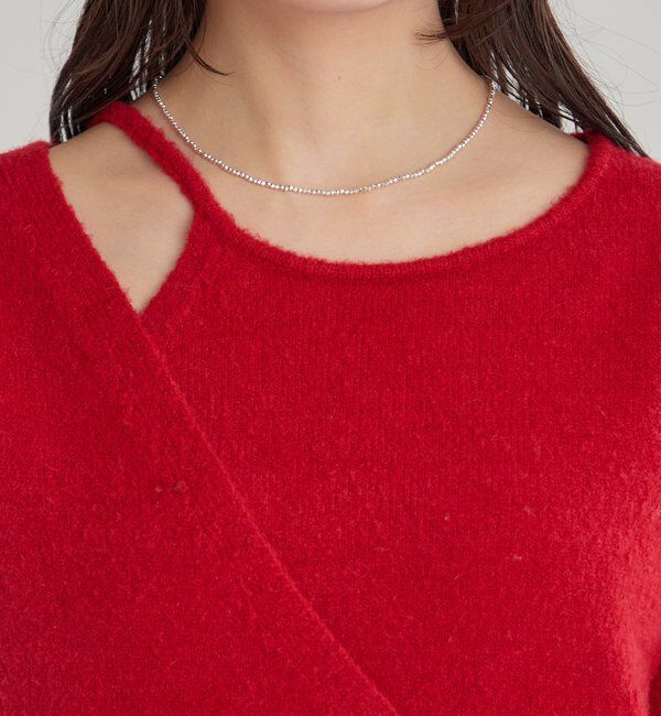  「ペプラムドッキングニット」|ニット・セーター|