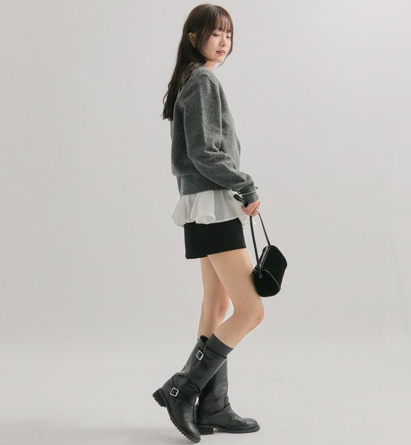  「ペプラムドッキングニット」|ニット・セーター|