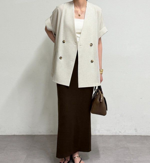  「スラブWジャケット」|ベスト・ジレ|