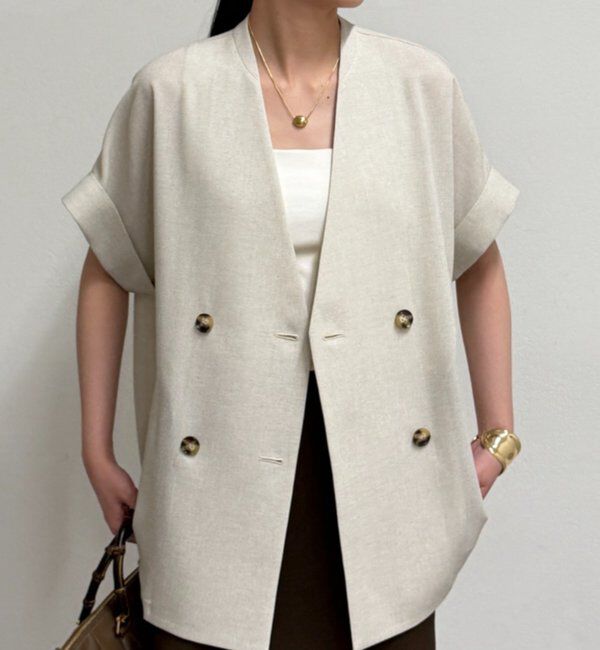  「スラブWジャケット」|ベスト・ジレ|