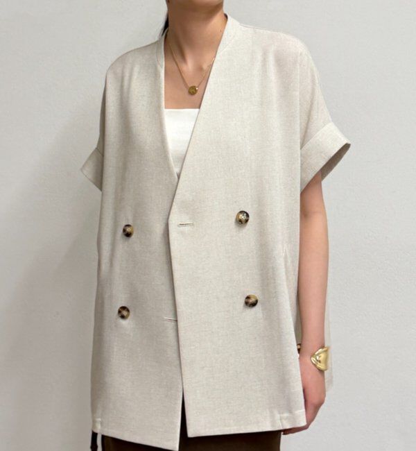  「スラブWジャケット」|ベスト・ジレ|