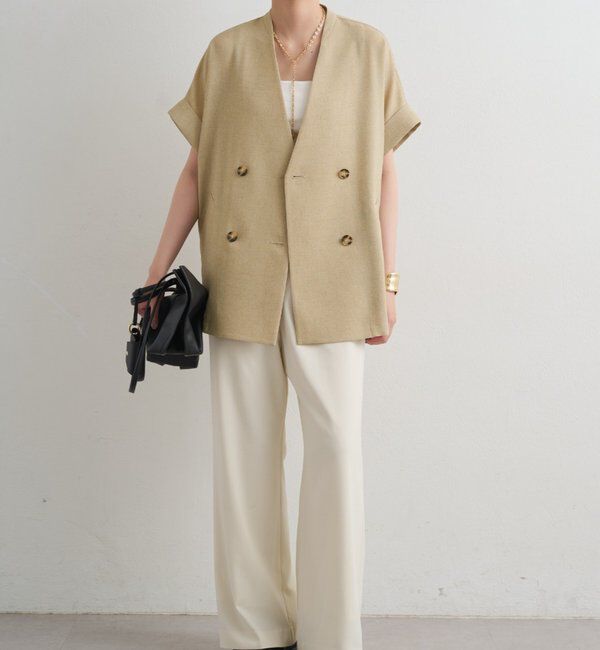  「スラブWジャケット」|ベスト・ジレ|